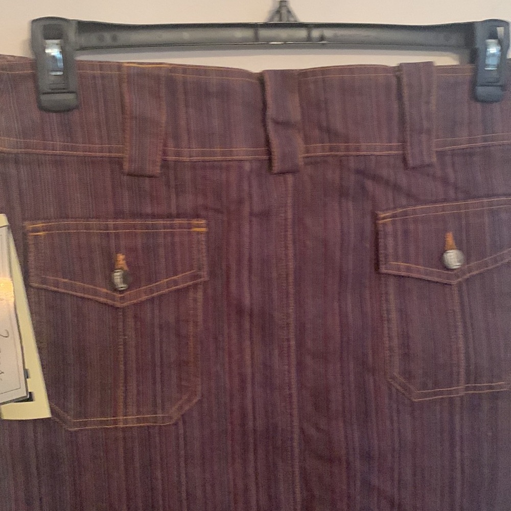 NWT F.L. Jeans long skirt with stretch size 9/10 - Picture 8 of 16